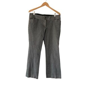 LOFT 12 Gray Cropped Marisa Boot Cut Women's Pants